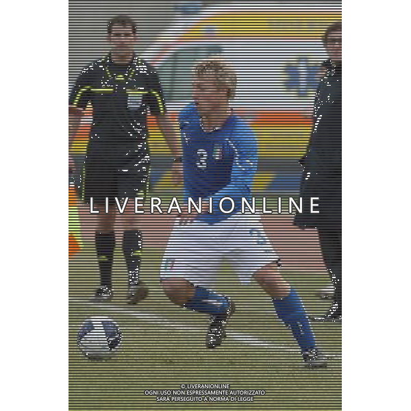 EMPOLI, 08 FEBBRAIO 2011 AMICHEVOLE UNDER 21 ITALIA-INGHILTERRA NELLA FOTO: CRESCENZI Alessandro FOTO STEFANO D\'ERRICO/AG. ALDO LIVERANI S.A.S.