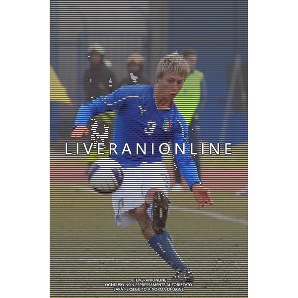 EMPOLI, 08 FEBBRAIO 2011 AMICHEVOLE UNDER 21 ITALIA-INGHILTERRA NELLA FOTO: CRESCENZI Alessandro FOTO STEFANO D\'ERRICO/AG. ALDO LIVERANI S.A.S.