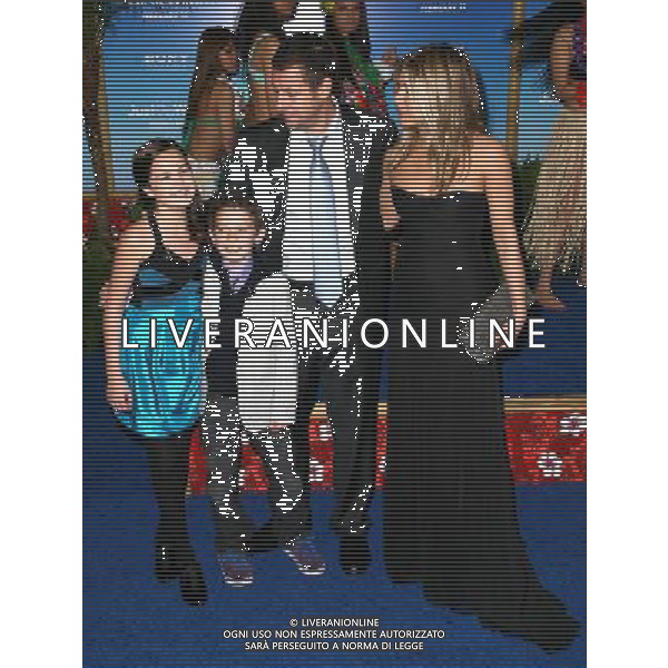 08 February 2011 - New York, NY - Bailee Madison, Griffin Alexander, Adam Sandler and Jennifer Aniston. The premiere of \'Just Go With It\' at the Ziegfeld Theatre on February 8, 2011 in New York City. Photo Credit: Paul Zimmerman/AdMedia AG. ALDO LIVERANI SAS ITALY ONLY