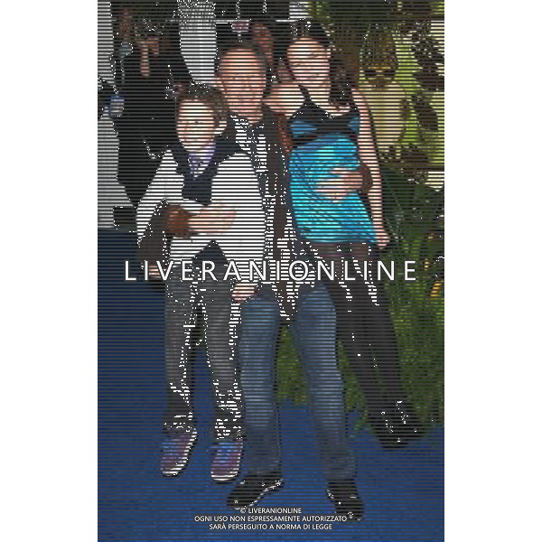 08 February 2011 - New York, NY - Griffin Alexander, Dennis Dugan and Bailee Madison. The premiere of \'Just Go With It\' at the Ziegfeld Theatre on February 8, 2011 in New York City. Photo Credit: Paul Zimmerman/AdMedia AG. ALDO LIVERANI SAS ITALY ONLY