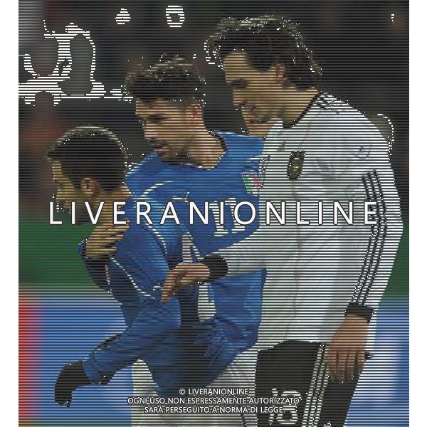 Amichevole Internazionale Dortmund (Germania) - 09.02.2011 Germania-Italia Nella Foto:giuseppe rossi esultanza dopo il gol con marco borriello /Ph.Vitez-Ag. Aldo Liverani