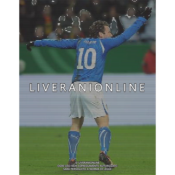 Amichevole Internazionale Dortmund (Germania) - 09.02.2011 Germania-Italia Nella Foto:la rabbia di antonio cassano /Ph.Vitez-Ag. Aldo Liverani