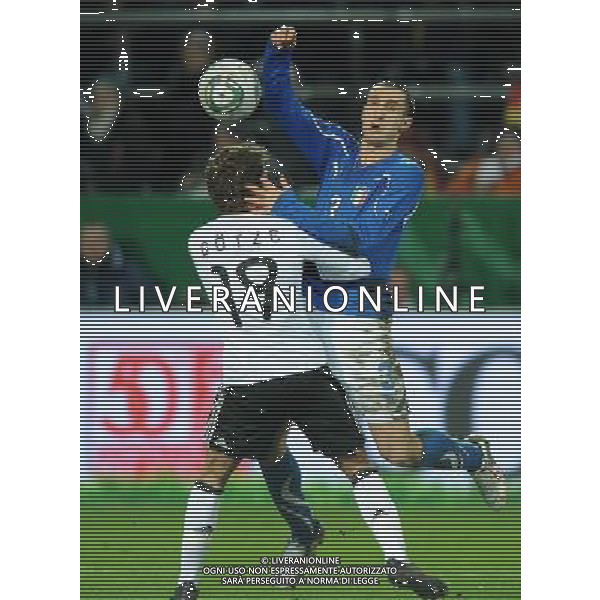 Amichevole Internazionale Dortmund (Germania) - 09.02.2011 Germania-Italia Nella Foto:gotze-chiellini giorgio /Ph.Vitez-Ag. Aldo Liverani