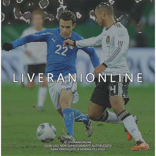 Amichevole Internazionale Dortmund (Germania) - 09.02.2011 Germania-Italia Nella Foto:rossi giuseppe e aogo /Ph.Vitez-Ag. Aldo Liverani
