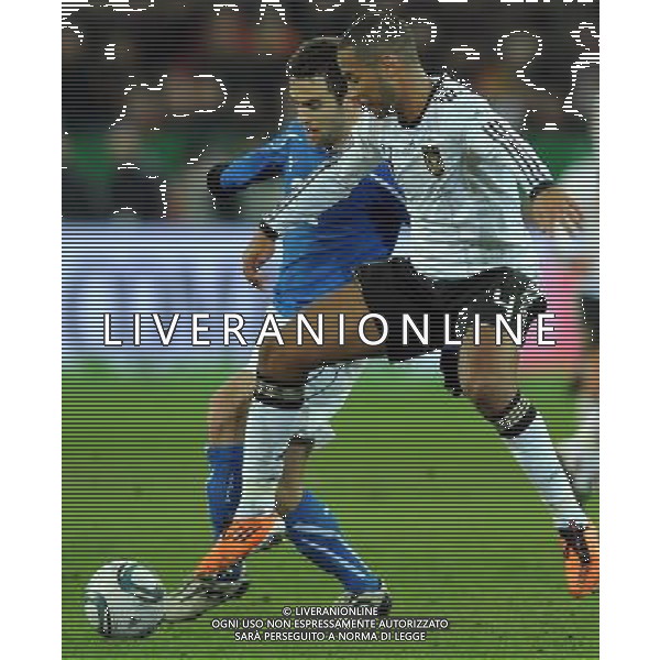 Amichevole Internazionale Dortmund (Germania) - 09.02.2011 Germania-Italia Nella Foto:rossi giuseppe e aogo /Ph.Vitez-Ag. Aldo Liverani