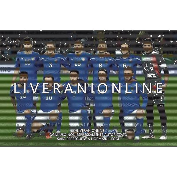 Amichevole Internazionale Dortmund (Germania) - 09.02.2011 Germania-Italia Nella Foto:italia squadra formazione /Ph.Vitez-Ag. Aldo Liverani