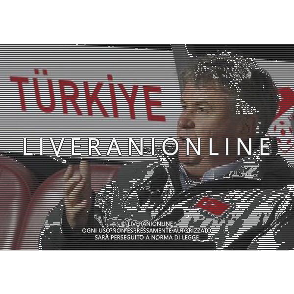 Friendly soccer match between Turkey and South Korea at Avni Aker Stadium in Trabzon, Turkey on February 09, 2011 match scored: Turkey 0 - South Korea 0 NELLA FOTO Coach Guus Hiddink of Turkey FOT. SESKIM/NEWSPIX.PL /ALDO LIVERANI S A S ONLY ITALY 