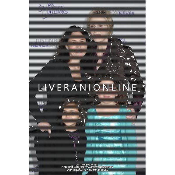 8 February 2011 - Los Angeles, California - Lara Embry, Jane Lynch and guests. \'Justin Bieber: Never Say Never\' Los Angeles Premiere held at Nokia Theater L.A. Live. Photo Credit: Byron Purvis/AdMedia AG. ALDO LIVERANI SAS ITALY ONLY *** Local Caption ***