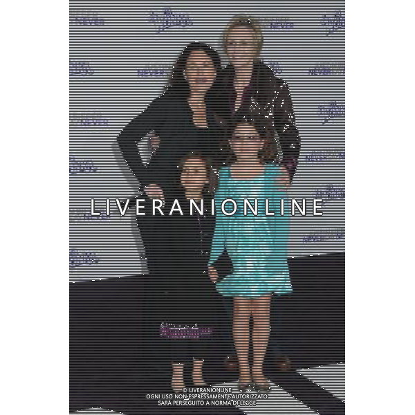 8 February 2011 - Los Angeles, California - Lara Embry, Jane Lynch and guests. \'Justin Bieber: Never Say Never\' Los Angeles Premiere held at Nokia Theater L.A. Live. Photo Credit: Byron Purvis/AdMedia AG. ALDO LIVERANI SAS ITALY ONLY *** Local Caption ***
