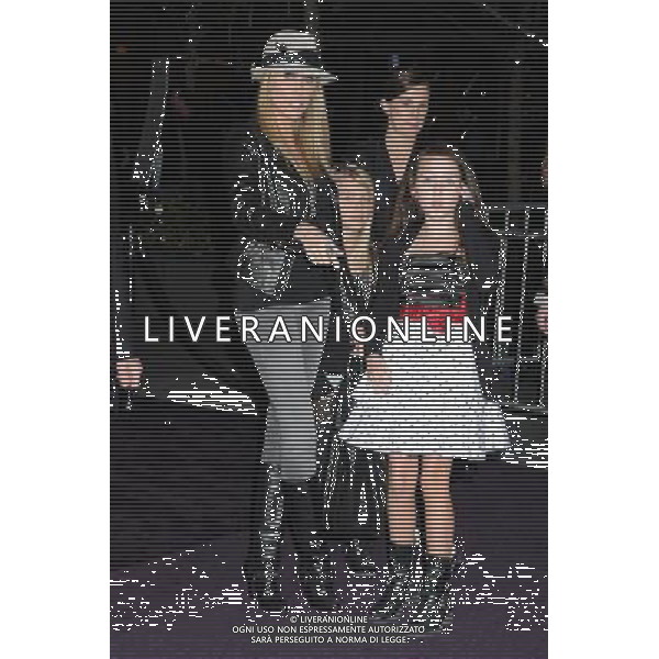 8 February 2011 - Los Angeles, California - Leticia Cyrus and Noah Cyrus. \'Justin Bieber: Never Say Never\' Los Angeles Premiere held at Nokia Theater L.A. Live. Photo Credit: Byron Purvis/AdMedia AG. ALDO LIVERANI SAS ITALY ONLY *** Local Caption ***