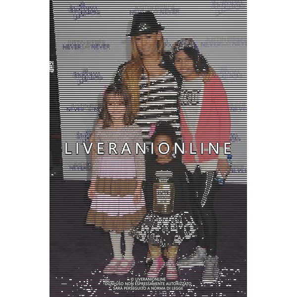 8 February 2011 - Los Angeles, California - Melanie Brown (aka. \'Mel B\') and children. \'Justin Bieber: Never Say Never\' Los Angeles Premiere held at Nokia Theater L.A. Live. Photo Credit: Byron Purvis/AdMedia AG. ALDO LIVERANI SAS ITALY ONLY *** Local Caption ***