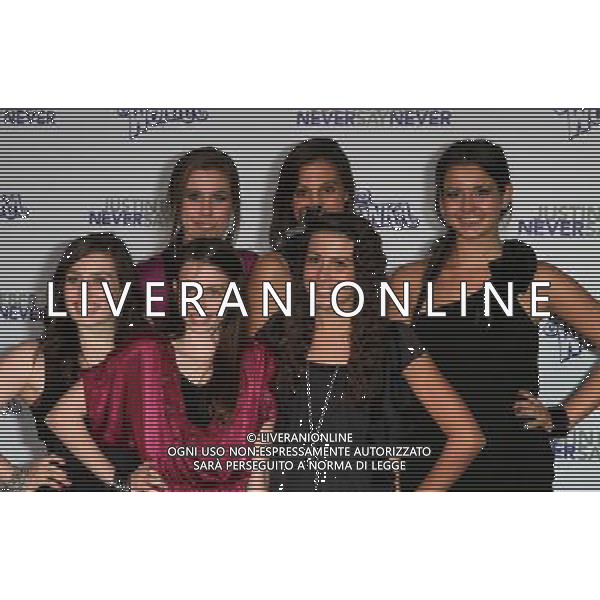 8 February 2011 - Los Angeles, California - Cimorelli. \'Justin Bieber: Never Say Never\' Los Angeles Premiere held At Nokia Theatre L.A Live. Photo Credit: Kevan Brooks/AdMedia AG. ALDO LIVERANI SAS ITALY ONLY *** Local Caption ***