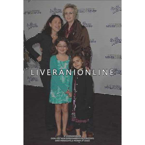 8 February 2011 - Los Angeles, California - Dr. Lara Embry, Jane Lynch and Guests. \'Justin Bieber: Never Say Never\' Los Angeles Premiere held At Nokia Theatre L.A Live. Photo Credit: Kevan Brooks/AdMedia AG. ALDO LIVERANI SAS ITALY ONLY *** Local Caption ***