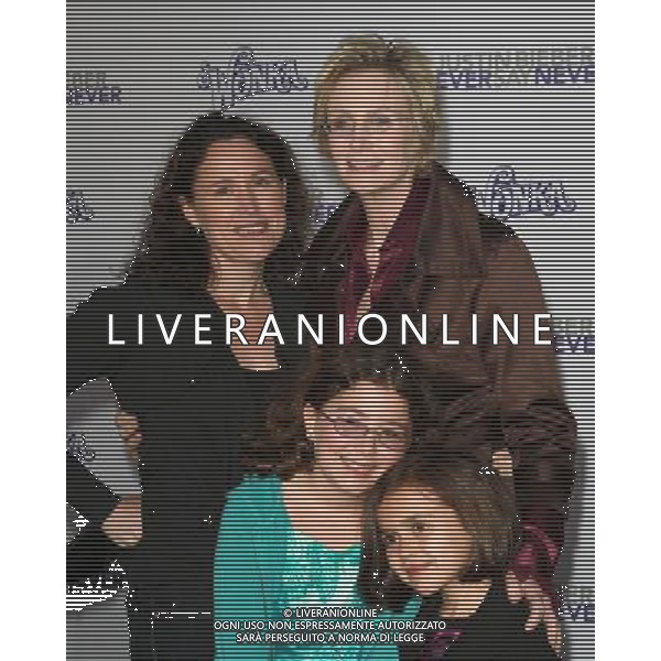 8 February 2011 - Los Angeles, California - Dr. Lara Embry, Jane Lynch and Guests. \'Justin Bieber: Never Say Never\' Los Angeles Premiere held At Nokia Theatre L.A Live. Photo Credit: Kevan Brooks/AdMedia AG. ALDO LIVERANI SAS ITALY ONLY *** Local Caption ***