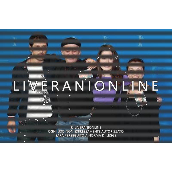 Actors Fahri Yardim, Vedat Erincin, Demet Guel and Lilay Huser during the photocall for \'Almanya-Willkommen in Deutschland / Welcome in Germany\' at the Berlinale 2011, 61. Internationale Filmfestspiele Berlin / 61st Berlin International Film Festival ITALY ONLY!!! AG ALDO LIVERANI