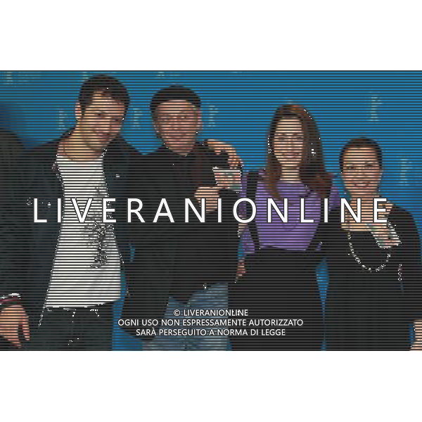 Actors Fahri Yardim, Vedat Erincin, Demet Guel and Lilay Huser during the photocall for \'Almanya-Willkommen in Deutschland / Welcome in Germany\' at the Berlinale 2011, 61. Internationale Filmfestspiele Berlin / 61st Berlin International Film Festival ITALY ONLY!!! AG ALDO LIVERANI