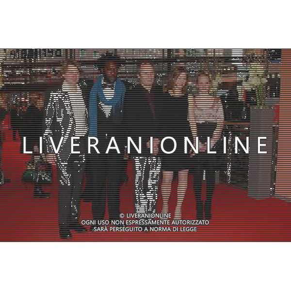 Actors Sava Lolov, Jean-Christophe Folly, Hippolyte Girardot,Jenny Schily and Maria Elise Miller attends the premiere of \'Sleeping Sickness / Schlafkrankheit\' at the Berlinale 2011, 61. Internationale Filmfestspiele Berlin / 61st Berlin International Film Festival ITALY ONLY!!! AG ALDO LIVERANI