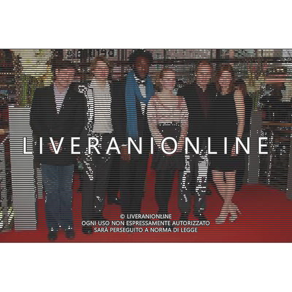 Actors Pierre Bokma, Sava Lolov, Jean-Christophe Folly, Maria Elise Miller, Hippolyte Girardot and enny Schily attends the premiere of \'Sleeping Sickness / Schlafkrankheit\' at the Berlinale 2011, 61. Internationale Filmfestspiele Berlin / 61st Berlin International Film Festival ITALY ONLY!!! AG ALDO LIVERANI