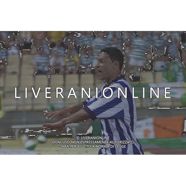 SIVIGLIA 21/05/2003 PORTO - CELTIC FINALE COPPA UEFA NELLA FOTO derlei esulta dopo l\'1-0 FOTO FERNANDO VESCUSIO/AGENZIA ALDO LIVERANI