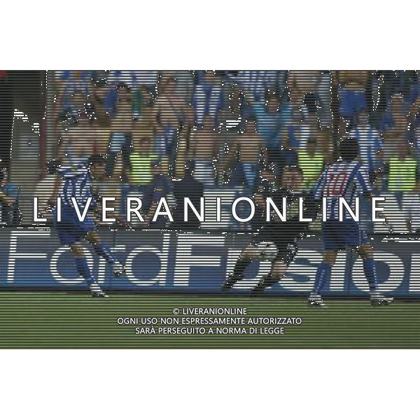 SIVIGLIA21/05/2003 FINALE DI COPPA UEFA PORTO-CELTIC GLASGOW NELLA FOTO IL GOL DEL 3 A 2 DI DERLEI FOTO ALDO LIVERANI 