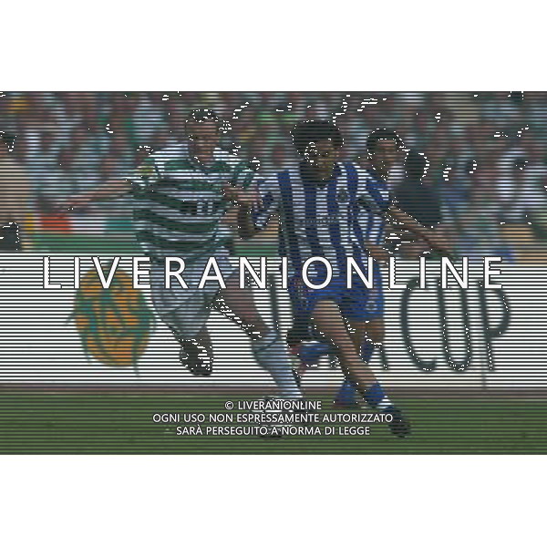 SIVIGLIA 21/05/2003 PORTO - CELTIC FINALE COPPA UEFA NELLA FOTO VALGAERDEN - CAPUCHO FOTO FERNANDO VESCUSIO/AGENZIA ALDO LIVERANI
