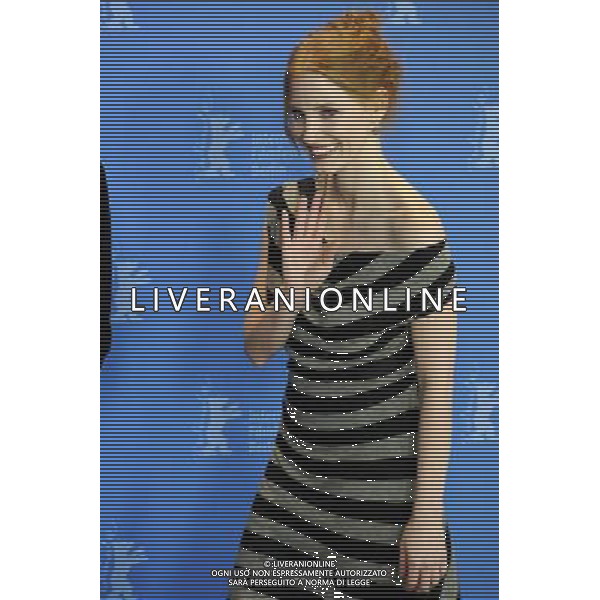 Actress Jessica Chastain during the photocall for \'Coriolanus\' atBerlinale 2011 / 61st Berlin International Film Festival 14.02.2011 BERLIN 2011 FESTIWAL FILMOWY W BERLINIE PREMIERA FILMU FOT. FUTURE IMAGE/NEWSPIX.PL ITALY ONLY!!! --- Newspix.pl /AG ALDO LIVERANI CINEMA BERLINALE CINEMA FESTIVAL - ITALY ONLY - *** Local Caption *** .