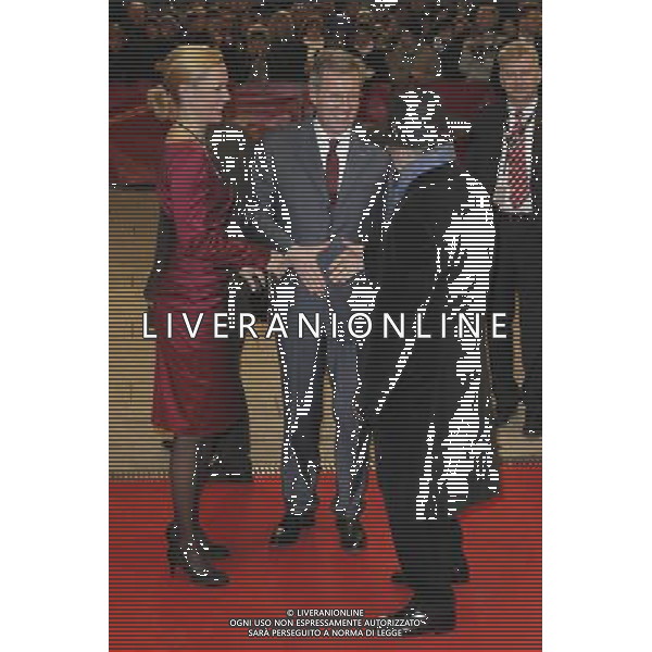 President of Germany Christian Wulff with wife Bettina and Berlinale Director Dieter Kosslick attending the Red Carpet of the film \'Pina 3D\' during 61st International Film Festival in Berlin / Berlinale 2011 FESTIWAL FILMOWY BERLINALE PREMIERA FILMU CZERWONY DYWAN FOT. FUTURE IMAGE/NEWSPIX.PL ITALY ONLY !!!! --- Newspix.pl /AG ALDO LIVERANI CINEMA BERLINALE CINEMA FESTIVAL - ITALY ONLY - *** Local Caption *** .