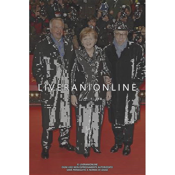 Minister of Culture Bernd Neumann, German Chancellor Angela Merkel and Berlinale Director Dieter Kosslick attending the Red Carpet of the film \'Pina 3D\' during 61st International Film Festival in Berlin / Berlinale 2011 FESTIWAL FILMOWY BERLINALE PREMIERA FILMU CZERWONY DYWAN FOT. FUTURE IMAGE/NEWSPIX.PL ITALY ONLY !!!! --- Newspix.pl /AG ALDO LIVERANI CINEMA BERLINALE CINEMA FESTIVAL - ITALY ONLY - *** Local Caption *** .