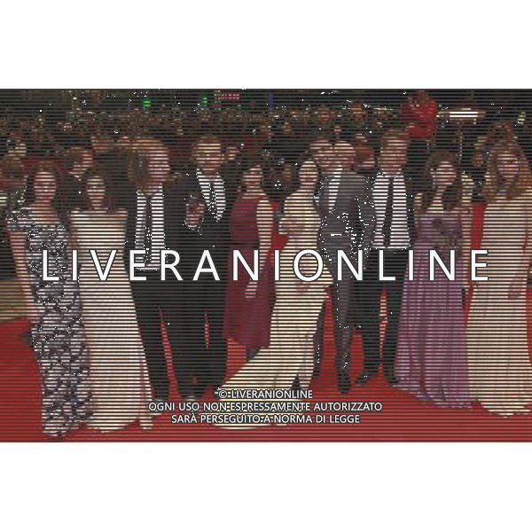 The Shooting Stars 201: Alicia Vikander (Sweden),Clara Lago (Spain), Domhnall Gleeson (Ireland), Pilou Asbaek (Denmark), Marija Skaricic (Croatia), Andrea Riseborough (United Kingdom), Nik Xhelilaj (Albania), Alexander Fehling (Germany), Natasha Petrovic (FYR of Macedonia), Sylvia Hoeks (The Netherlands). Europe\'s most promising young actors receive the Shooting Star awards 2011 at the Berlinale 2011, 61. Internationale Filmfestspiele Berlin / 61st Berlin International Film Festival. FESTIWAL FILMOWY W BERLINIE 2011 NAGRODY DLA MLODYCH AKTOROW FOT. FUTURE IMAGE/NEWSPIX.PL ITALY ONLY !!! --- Newspix.pl /AG ALDO LIVERANI CINEMA BERLINALE CINEMA FESTIVAL - ITALY ONLY - *** Local Caption *** .