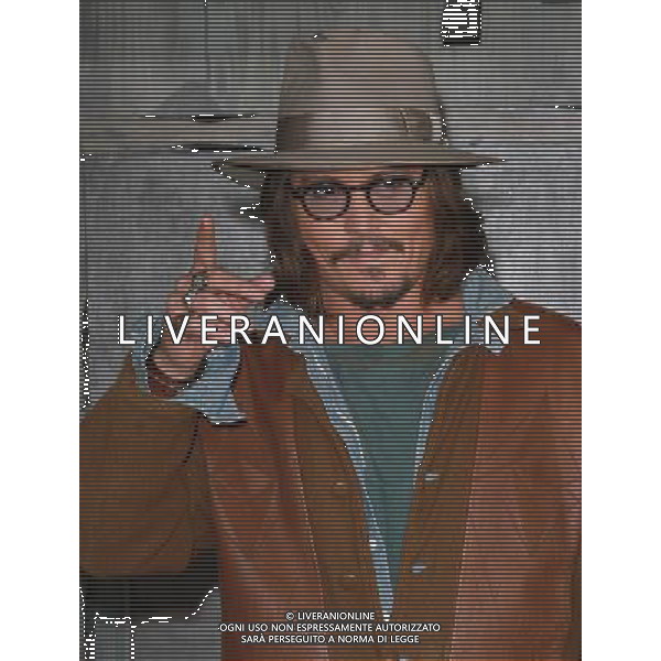 14 February 2011 - Westwood, California - Johnny Depp. \'Rango\' Los Angeles Premiere held At The Regency Village Theatre. Photo Credit: Kevan Brooks/AdMedia AG. ALDO LIVERANI SAS ITALY ONLY