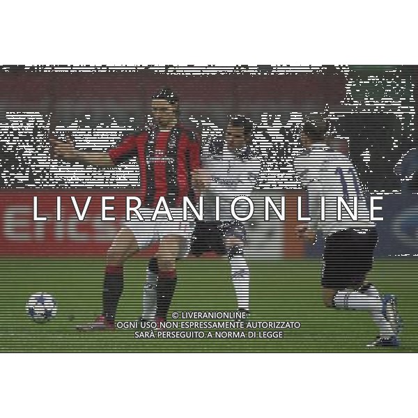 Milan - Tottenham Champions League 15/02/2011 nella foto zlatan ibrahimovic, sandro e van der vaart ©luzzani/Agenzia Aldo Liverani Sas
