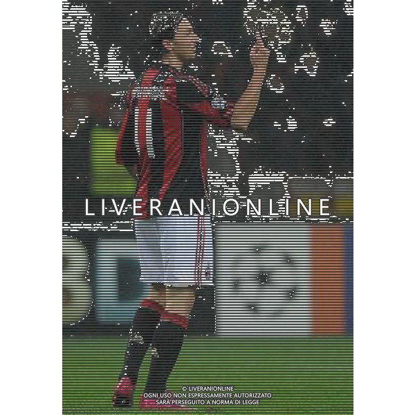 UEFA Champions League 2010/2011 Round of 16 Milano - 15.02.2011 Milan-Tottenham Nella Foto:ibrahimovic zlatan /Ph.Vitez-Ag. Aldo Liverani