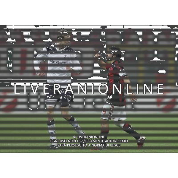 MILAN-TOTTENHAM HOTSPUR 15/02/2011 CHAMPIONS LEAGUE NELLA FOTO gennaro gattuso e crouch peter FOTO MARCO LUZZANI-AG ALDO LIVERANI 