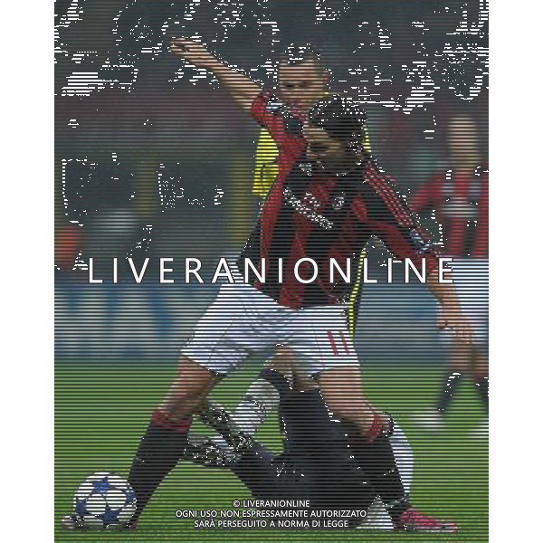 UEFA Champions League 2010/2011 Round of 16 Milano - 15.02.2011 Milan-Tottenham Nella Foto:ibrahimovic zlatan /Ph.Vitez-Ag. Aldo Liverani