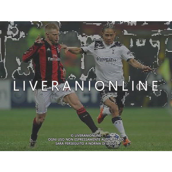 UEFA Champions League 2010/2011 Round of 16 Milano - 15.02.2011 Milan-Tottenham Nella Foto:pienaar steven- abate ignazio /Ph.Vitez-Ag. Aldo Liverani