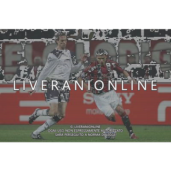 Milano 15-02-2011 Champions League 2010/11 milan-tottenham 0:1 nella foto thiago silva e peter crouch ph marco luzzani/ag aldo liverani s.a.s.