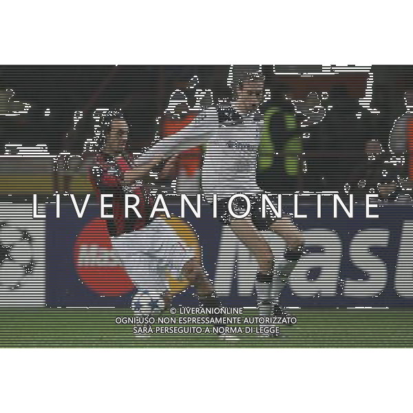 Milano 15-02-2011 Champions League 2010/11 milan-tottenham 0:1 nella foto peter crouch e laessandro nesta ph marco luzzani/ag aldo liverani s.a.s.