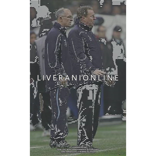 Milano 15-02-2011 Champions League 2010/11 milan-tottenham 0:1 nella foto harry redknapp e joe jordan ph marco luzzani/ag aldo liverani s.a.s.