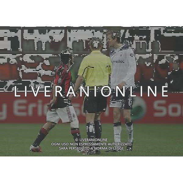 Milano 15-02-2011 Champions League 2010/11 milan-tottenham 0:1 nella foto gennaro gattuso e peter crouch ph marco luzzani/ag aldo liverani s.a.s.