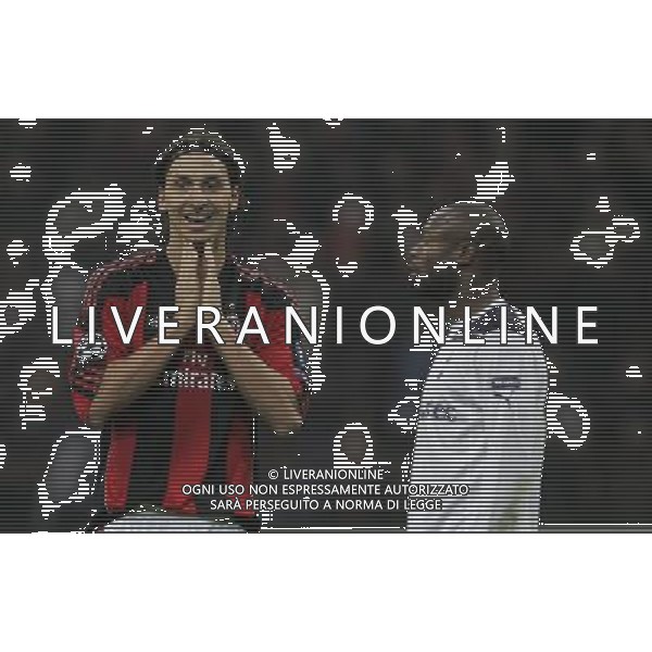 Milano 15-02-2011 Champions League 2010/11 milan-tottenham 0:1 nella foto zlatan ibrahimovic ph marco luzzani/ag aldo liverani s.a.s.