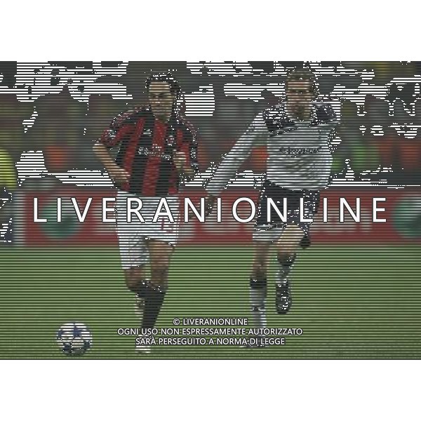 Milano 15-02-2011 Champions League 2010/11 milan-tottenham 0:1 nella foto alessandro nesta e peter crouch ph marco luzzani/ag aldo liverani s.a.s.