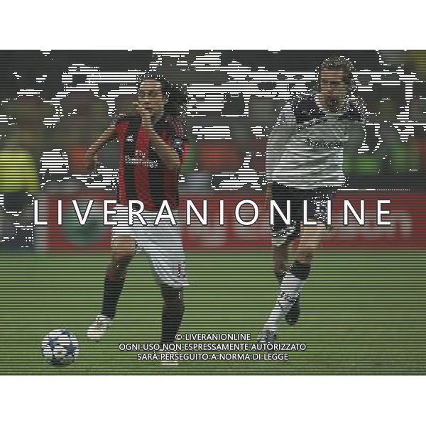 Milano 15-02-2011 Champions League 2010/11 milan-tottenham 0:1 nella foto alessandro nesta e peter crouch ph marco luzzani/ag aldo liverani s.a.s.