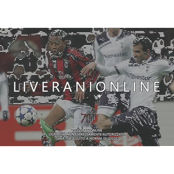 Milano 15-02-2011 Champions League 2010/11 milan-tottenham 0:1 nella foto robinho e sandro ph marco luzzani/ag aldo liverani s.a.s.