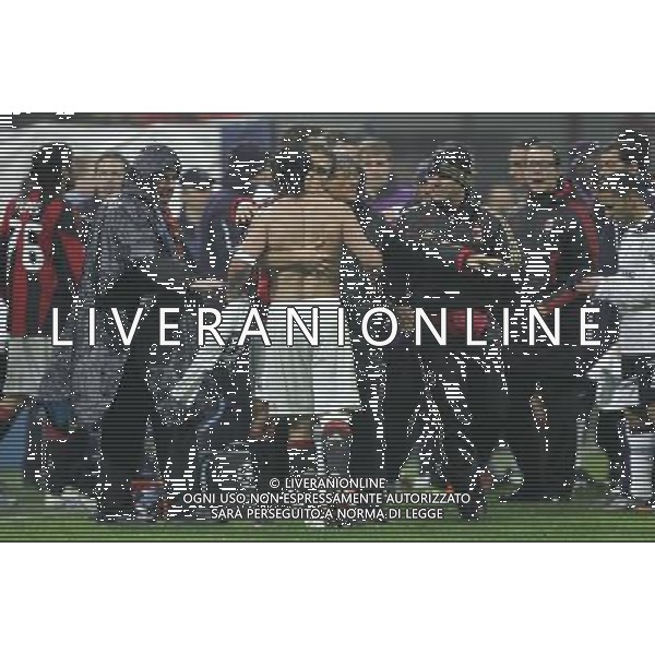 Milano 15-02-2011 Champions League 2010/11 milan-tottenham 0:1 nella foto rissa a fine partita ph marco luzzani/ag aldo liverani s.a.s.