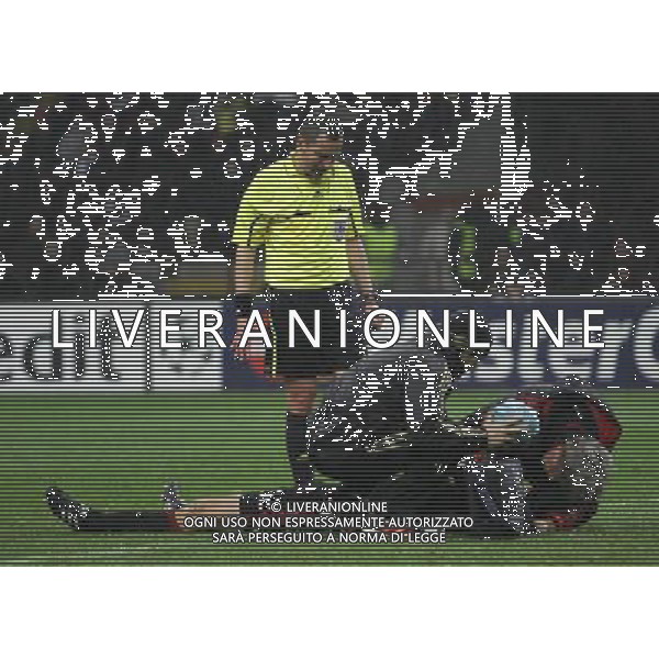 Milano 15-02-2011 Champions League 2010/11 milan-tottenham 0:1 nella foto prime cure a christian abbiati ph marco luzzani/ag aldo liverani s.a.s.