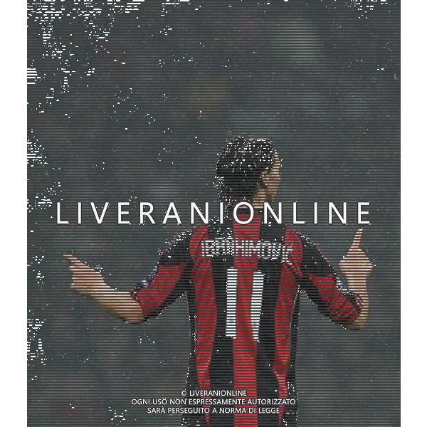UEFA Champions League 2010/2011 Round of 16 Milano - 15.02.2011 Milan-Tottenham Nella Foto:Zlatan Ibrahimovic /Ph.Vitez-Ag. Aldo Liverani