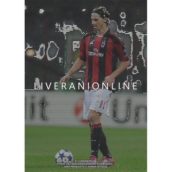 UEFA Champions League 2010/2011 Round of 16 Milano - 15.02.2011 Milan-Tottenham Nella Foto:Zlatan Ibrahimovic /Ph.Vitez-Ag. Aldo Liverani