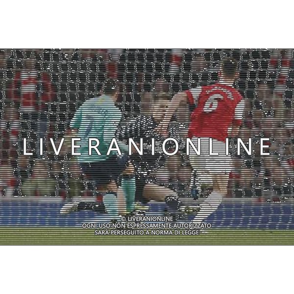 CALCIO SPORT16/02/2011 ; LONDRA ; UK - Arsenal vs Barcelona champions league ottavi di finale nella foto GOL DI DAVID VILLA ©MAXPPP/AG ALDO LIVERANI SAS - ITALY ONLY - 