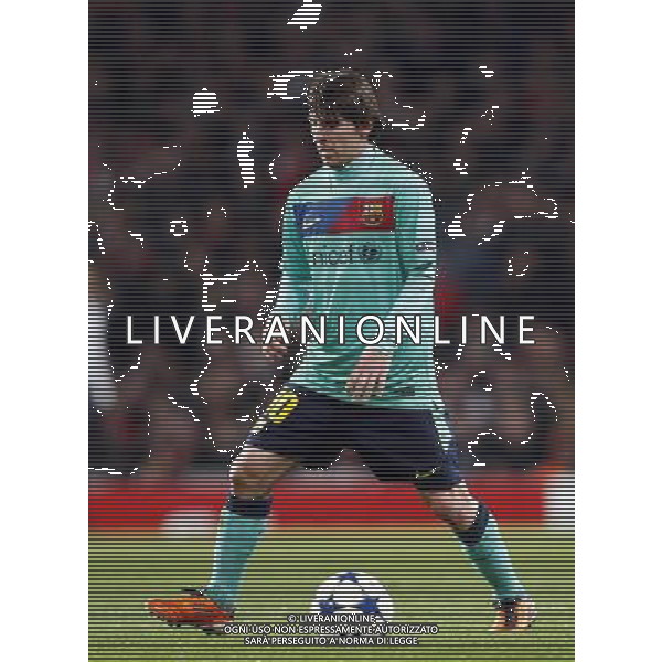 CALCIO SPORT16/02/2011 ; LONDRA ; UK - Arsenal vs Barcelona champions league ottavi di finale nella foto LIONEL MESSI ©MAXPPP/AG ALDO LIVERANI SAS - ITALY ONLY - 