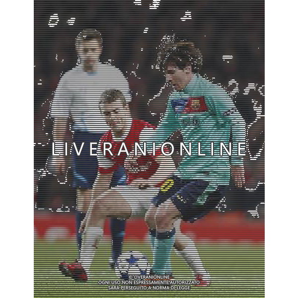 CALCIO SPORT16/02/2011 ; LONDRA ; UK - Arsenal vs Barcelona champions league ottavi di finale nella foto LIONEL MESSI ©MAXPPP/AG ALDO LIVERANI SAS - ITALY ONLY - 